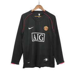 Retro Manchester United Away Long Sleeve Jersey 2007/08