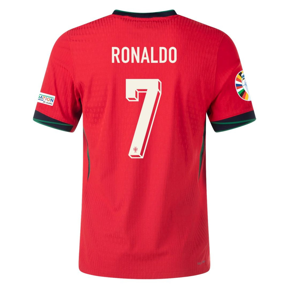 Ronaldo #7 Portugal Home Match Jersey Player Version EURO