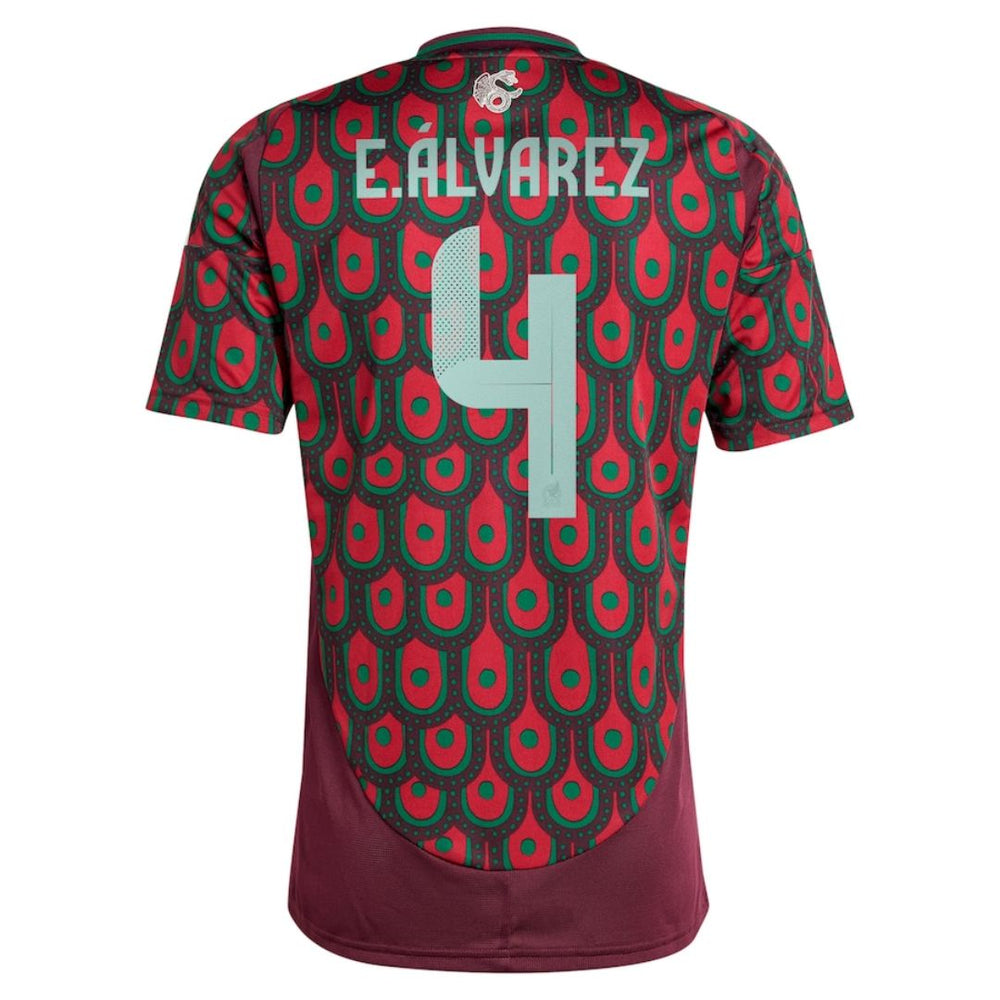 E.ÁLVAREZ #4 Mexico Home Jersey Copa America