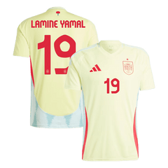 LAMINE YAMAL #19 Spain Away Jersey Euro