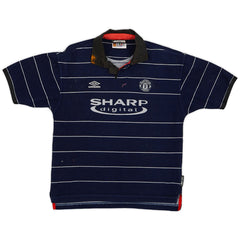 Yorke #19 Retro Manchester United Away Jersey 1999/00