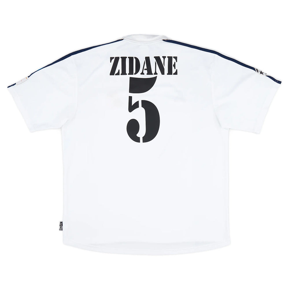 Zidane #5 Retro Real Madrid Centenary Home Jersey 2002/03