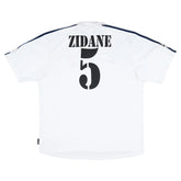Zidane #5 Retro Real Madrid Centenary Home Jersey 2002/03