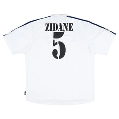 Zidane #5 Retro Real Madrid Centenary Home Jersey 2002/03