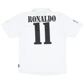 RONALDO #11 Retro Real Madrid Centenary Home Jersey 2002/03