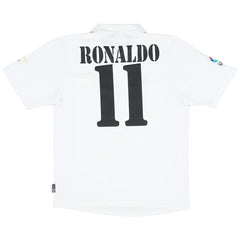 RONALDO #11 Retro Real Madrid Centenary Home Jersey 2002/03
