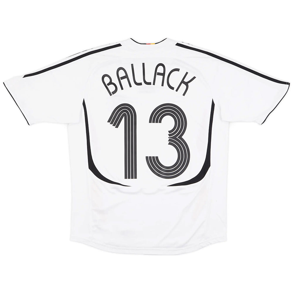BALLACK #13 Retro Germany Home Jersey World Cup 2006