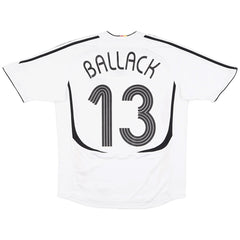 BALLACK #13 Retro Germany Home Jersey World Cup 2006