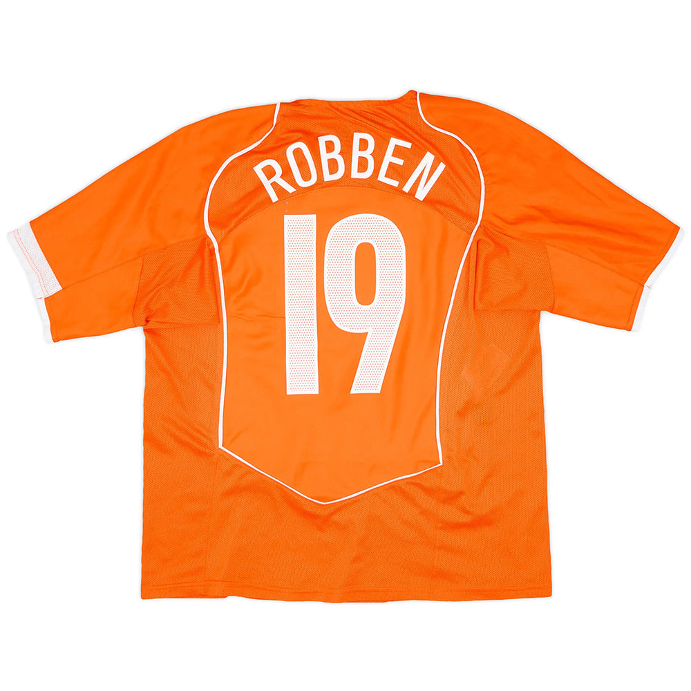 ROBBEN #19 Retro Netherlands Home Jersey EURO 2004