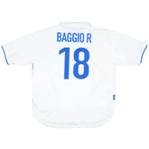 BAGGIO R #18 Retro Italy Away Jersey World Cup 1998