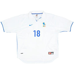 BAGGIO R #18 Retro Italy Away Jersey World Cup 1998