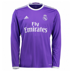 Ronaldo #7 Retro Real Madrid Long Sleeve Away Jersey 2016/17