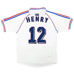 HENRY #12 Retro France Away Jersey World Cup 1998