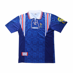 Zidane #10 Retro France Home Jersey Euro Cup 1996