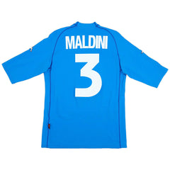 Maldini #3 Retro Italy Home Jersey Euro Cup 2000