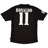 Ronaldo #11 Retro Real Madrid Centenary Away Jersey 2002/03