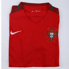 Ronaldo #7 Retro Portugal Home Jersey Euro Cup 2016