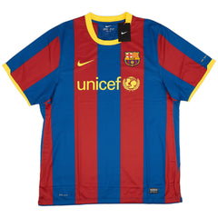 Messi #10 Retro Barcelona Home Jersey 2010/11