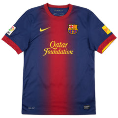 Messi #10 Retro Barcelona Home Jersey 2012/13