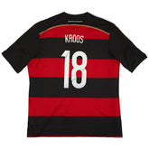 Kroos #18 Retro Germany Away Jersey World Cup 2014