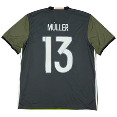 Müller #13 Retro Germany Away Jersey 2016