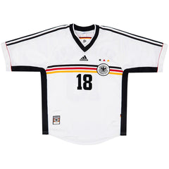 KLINSMANN #18 Retro Germany Home Jersey 1998