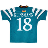 KLINSMANN #18 Retro Germany Away Jersey Euro Cup 1996