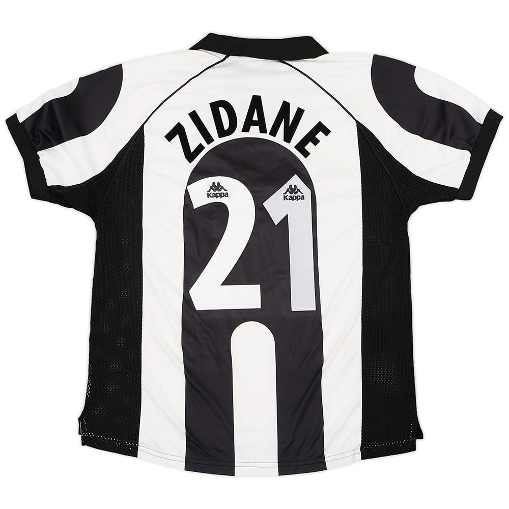 Zidane #21 Retro Juventus Home Jersey 1997/98