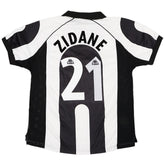 Zidane #21 Retro Juventus Home Jersey 1997/98