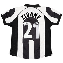 Zidane #21 Retro Juventus Home Jersey 1997/98