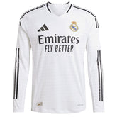 Real Madrid Home Long Sleeve Jersey Player Version