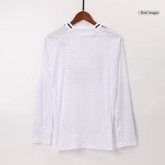 Real Madrid Home Long Sleeve Jersey Player Version