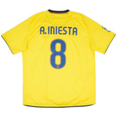 A.INIESTA #8 Retro Barcelona Away Jersey 2008/09