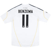 BENZEMA #11 Retro Real Madrid Home Jersey 2009/10