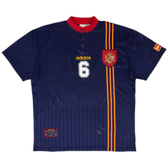 R. HIERRO #6 Retro Spain Away Jersey 1996