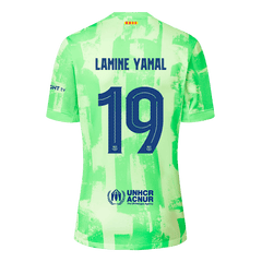 LAMINE YAMAL #19 Barcelona Third Jersey - UCL Font