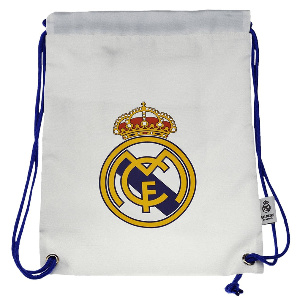Real Madrid Crest Gymsack -White/Blue