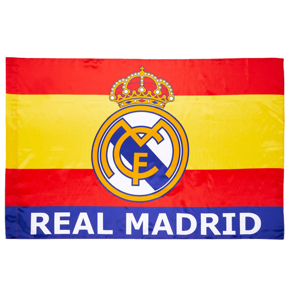Real Madrid Spain Flag Large - Red/Yellow