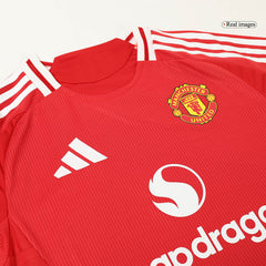 Manchester United Home Match Jersey+Shorts Kit Player Version