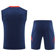 Manchester United Pre-Match Vest Kit(Jersey+Shorts)
