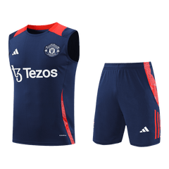 Manchester United Pre-Match Vest Kit(Jersey+Shorts)