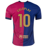 COLDPLAY #10 x Barcelona Home Coldplay Match Jersey