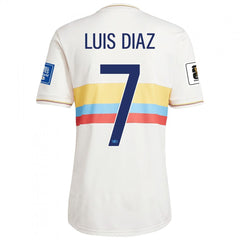 LUIS DIAZ #7 Colombia Centenary Collection Jersey