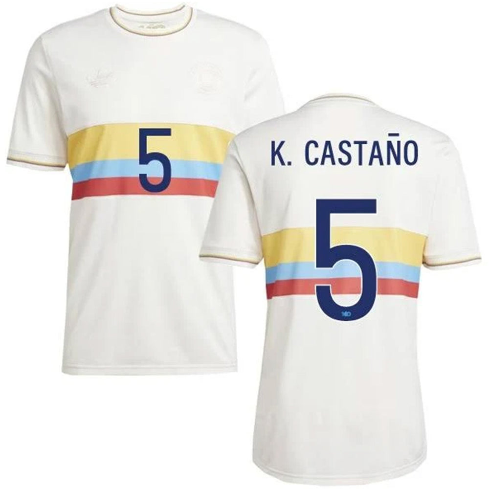 K. CASTAÑO #5 Colombia Centenary Collection Jersey