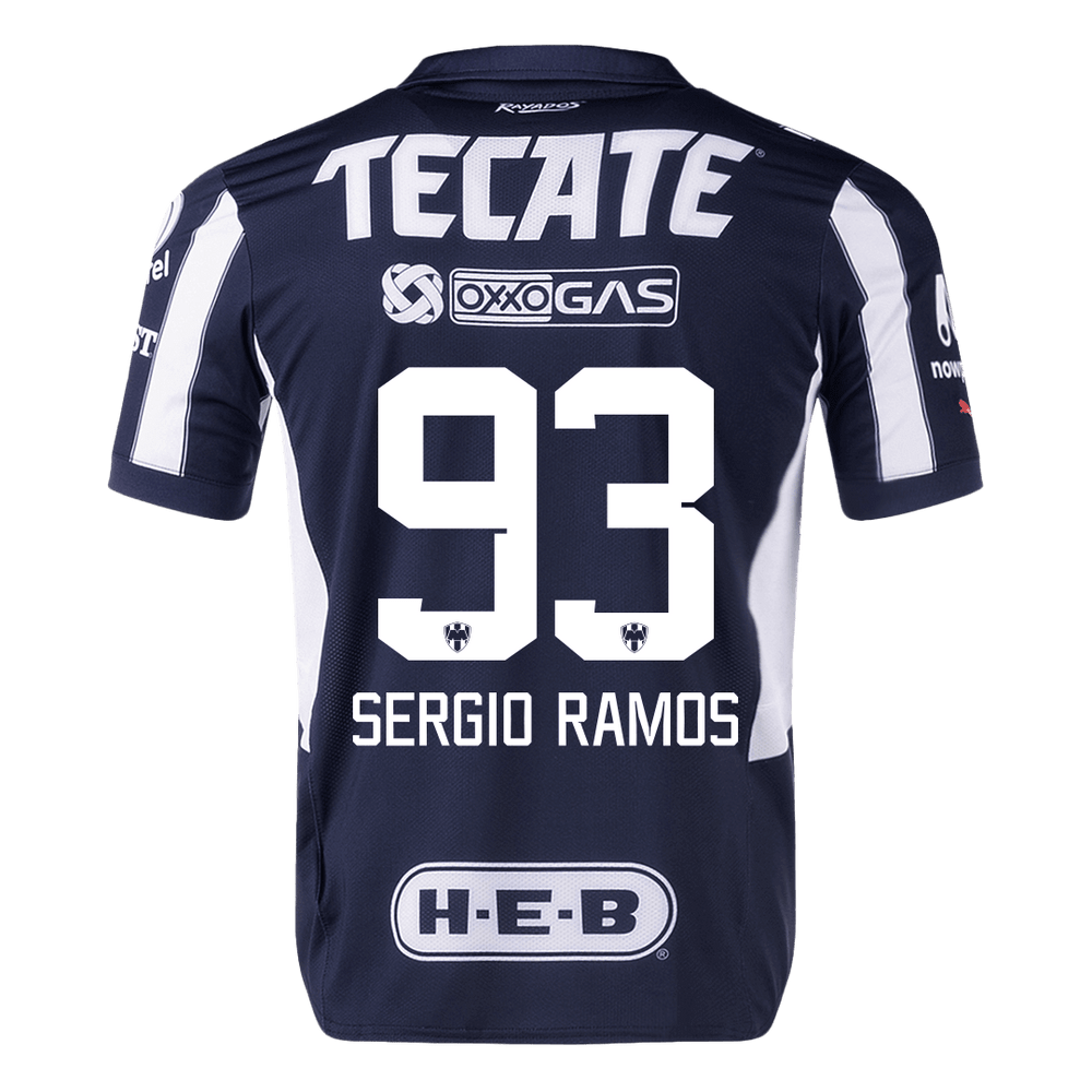 SERGIO RAMOS #93 Monterrey Home Jersey Player Version