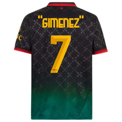 "GIMENEZ" #7 AC Milan Fourth Jersey