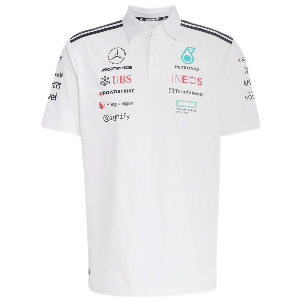 Mercedes AMG Petronas White F1 Team Polo 2025