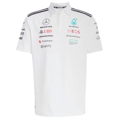 Mercedes AMG Petronas White F1 Team Polo 2025