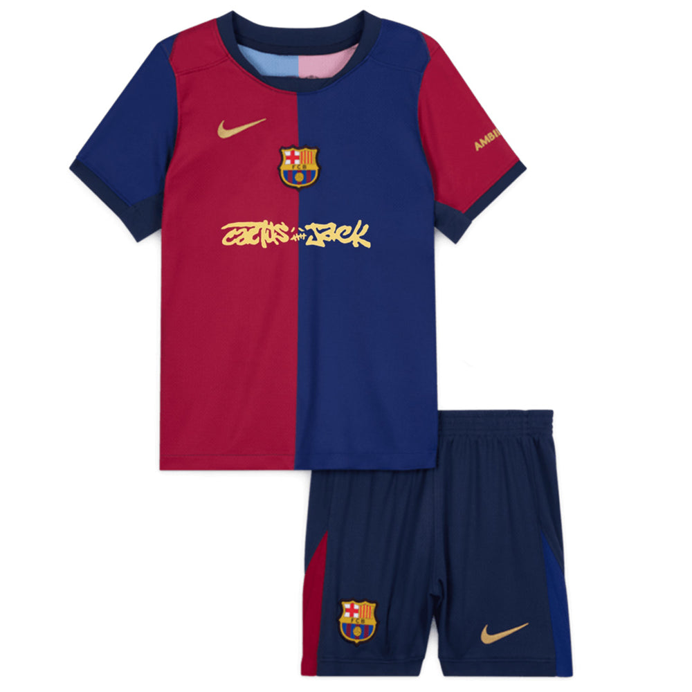 Kids Barcelona x Travis Scott Cactus Jack Home Kit
