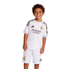 Kids Real Madrid Home Jersey Kit 2025/26